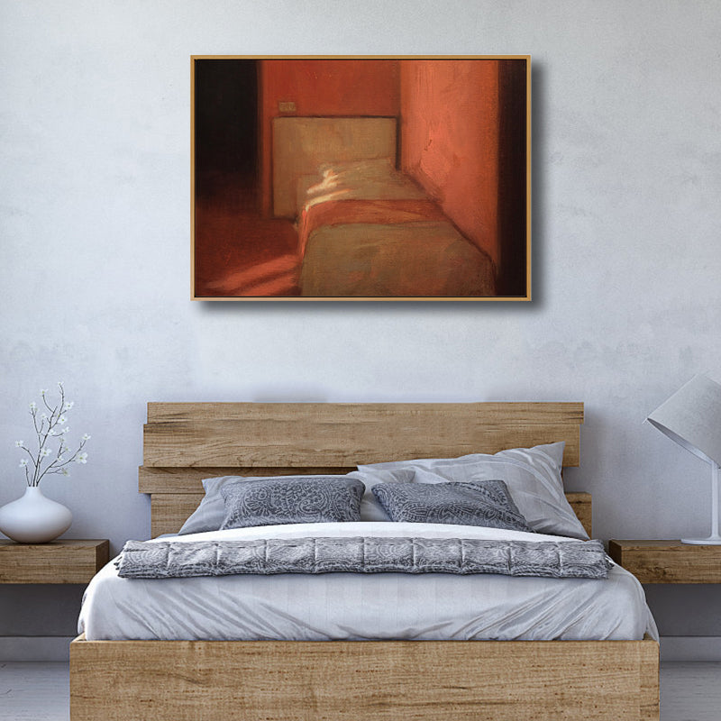 Brehn | Zeichnung Druck Raum Innenraum Leinwand Pastell Traditionelle Wandkunst Dekor für Hausinterieur