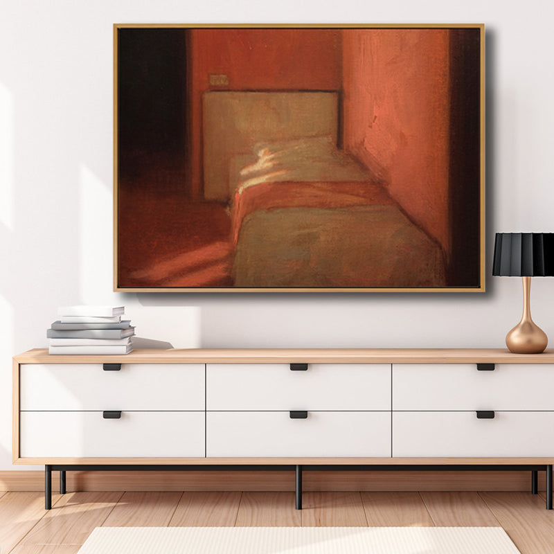 Brehn | Zeichnung Druck Raum Innenraum Leinwand Pastell Traditionelle Wandkunst Dekor für Hausinterieur
