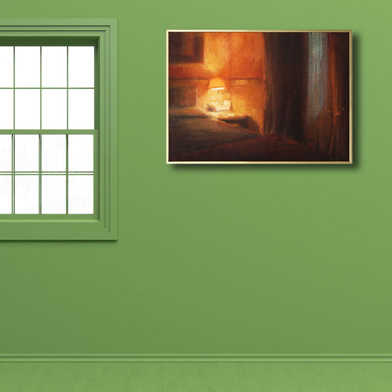 Brehn | Zeichnung Druck Raum Innenraum Leinwand Pastell Traditionelle Wandkunst Dekor für Hausinterieur