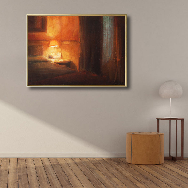 Brehn | Zeichnung Druck Raum Innenraum Leinwand Pastell Traditionelle Wandkunst Dekor für Hausinterieur