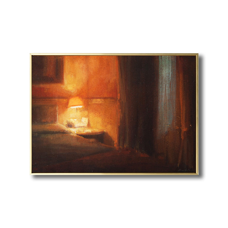 Brehn | Zeichnung Druck Raum Innenraum Leinwand Pastell Traditionelle Wandkunst Dekor für Hausinterieur