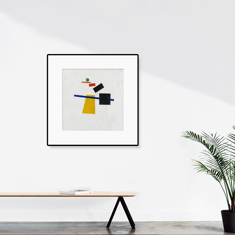 Brehn | Stillleben Leinwand Wandkunst Abstrakter Expressionismus Geometrie Malerei in Pastellfarbe