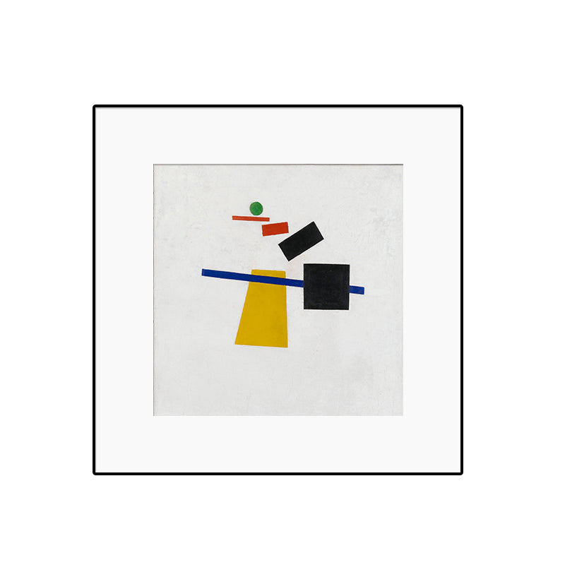 Brehn | Stillleben Leinwand Wandkunst Abstrakter Expressionismus Geometrie Malerei in Pastellfarbe