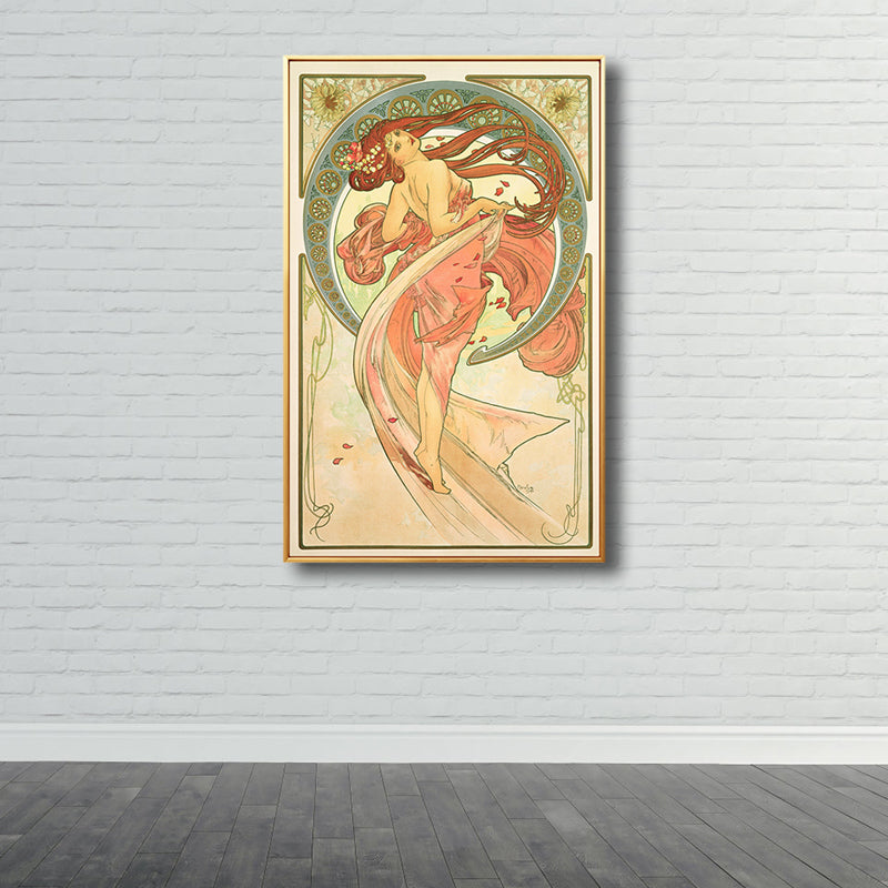 Brehn | Art Nouveau Religion Leinwand Pastellfarbe Malerei Druck Frau Wand Dekor für Zuhause
