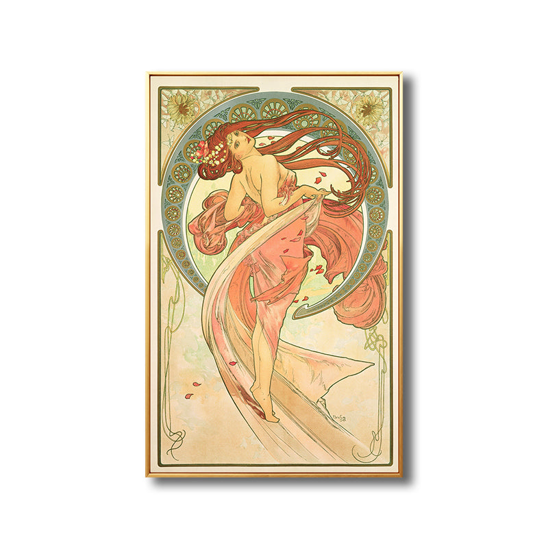 Brehn | Art Nouveau Religion Leinwand Pastellfarbe Malerei Druck Frau Wand Dekor für Zuhause