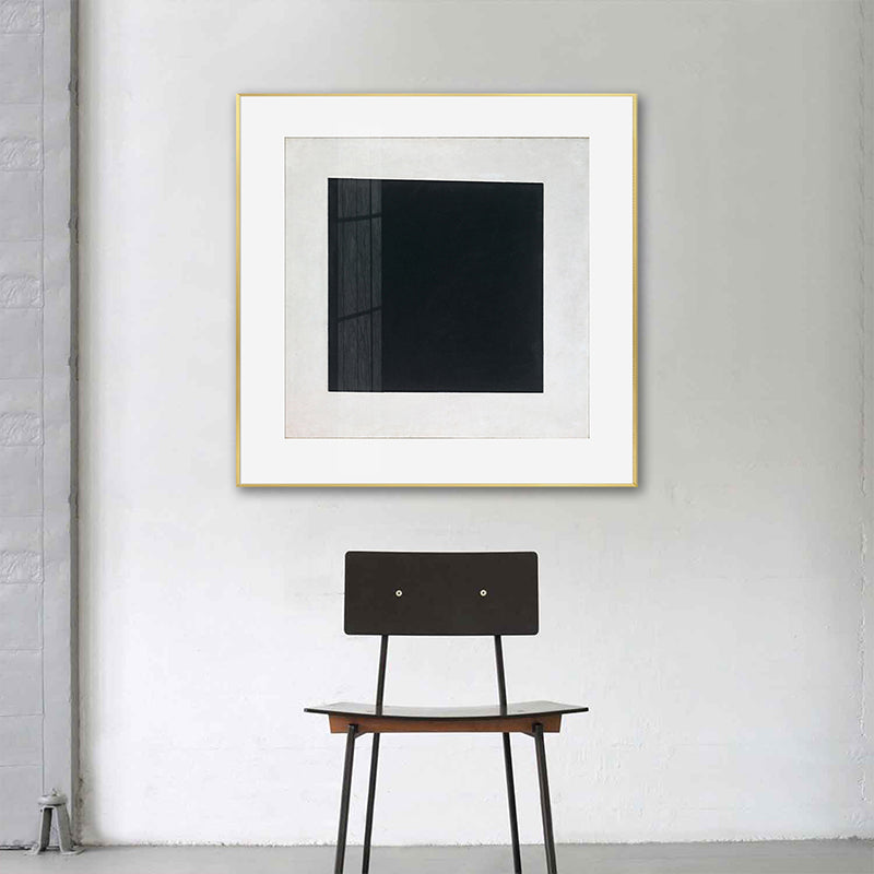 Brehn | Geometrisches Muster Eingewickelter Leinwand Abstrakter Expressionismus Texturiertes Galeriewand Kunstwerk Druck