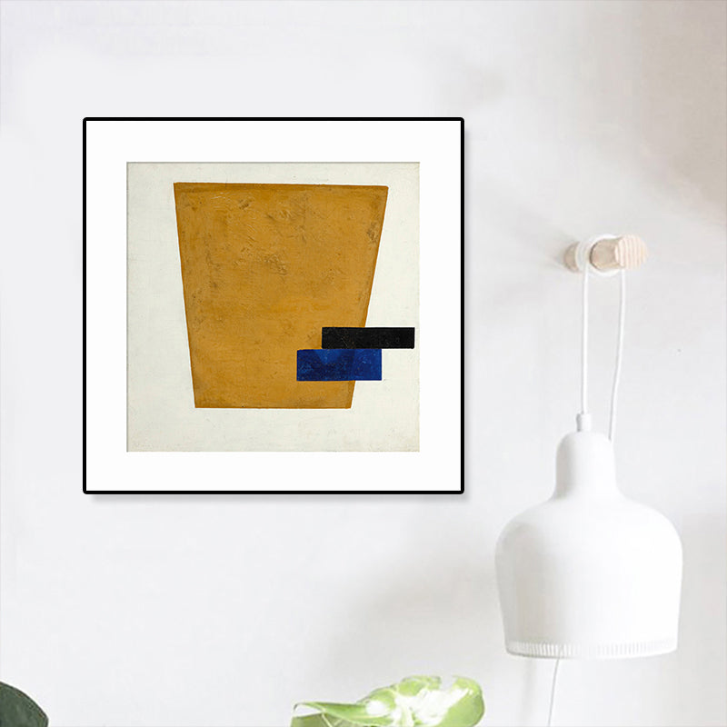 Brehn | Geometrisches Muster Eingewickelter Leinwand Abstrakter Expressionismus Texturiertes Galeriewand Kunstwerk Druck