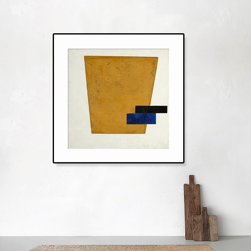 Brehn | Geometrisches Muster Eingewickelter Leinwand Abstrakter Expressionismus Texturiertes Galeriewand Kunstwerk Druck