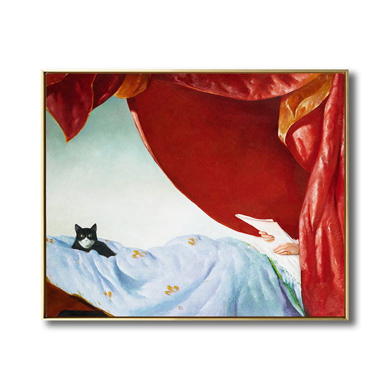 Brehn | Ölmalerei Frau Leinwand Kunst Nouveau Exzellente Unterhaltung Wanddekoration, Dunkle Farbe