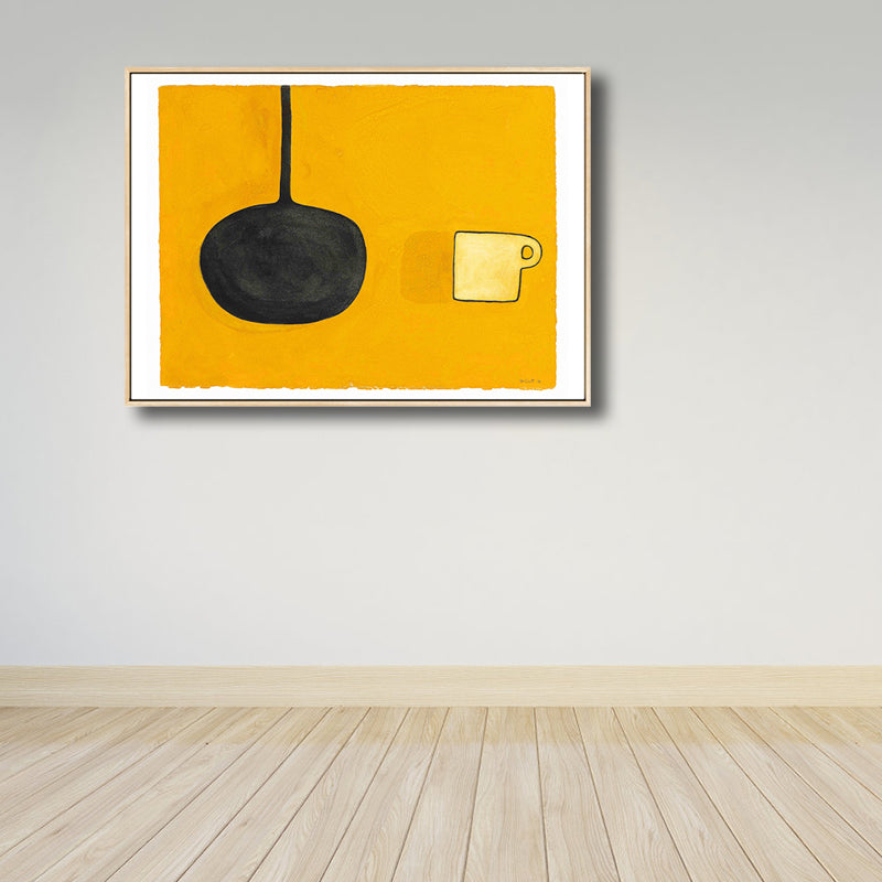 Brehn | Nordic Still Life Stuff Leinwand Haus Innenraum Wandkunstdruck in Pastellfarbe, Größen optional