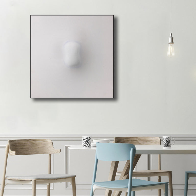 Brehn | Pastellfarbener abstrakter gewickelter Leinwandtexturiertes skandinavisches Wohnzimmer Wandkunst Dekor