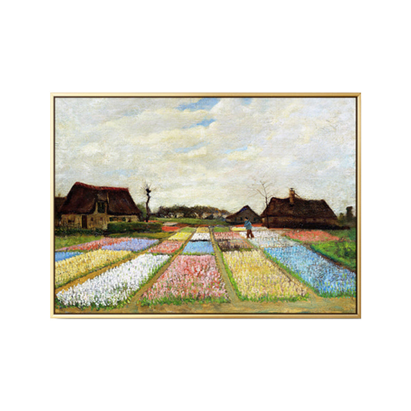 Brehn | Leinwandtexturierte Kunstdruck Impressionismus Bauernfeld Landschaftsmalerei, Mehrere Größen