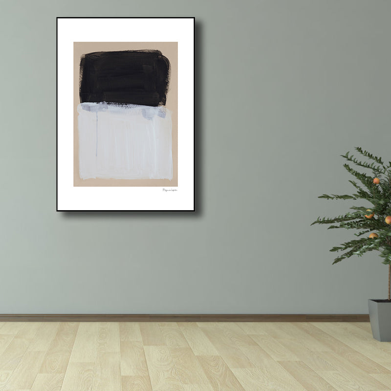 Brehn | Pastellfarbe Nordische Eingewickelte Leinwand Abstract Druck Wandkunst Dekor für das Wohnzimmer
