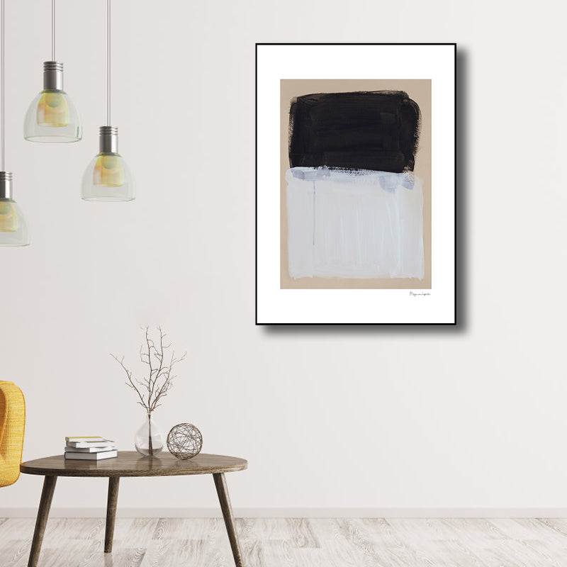 Brehn | Pastellfarbe Nordische Eingewickelte Leinwand Abstract Druck Wandkunst Dekor für das Wohnzimmer
