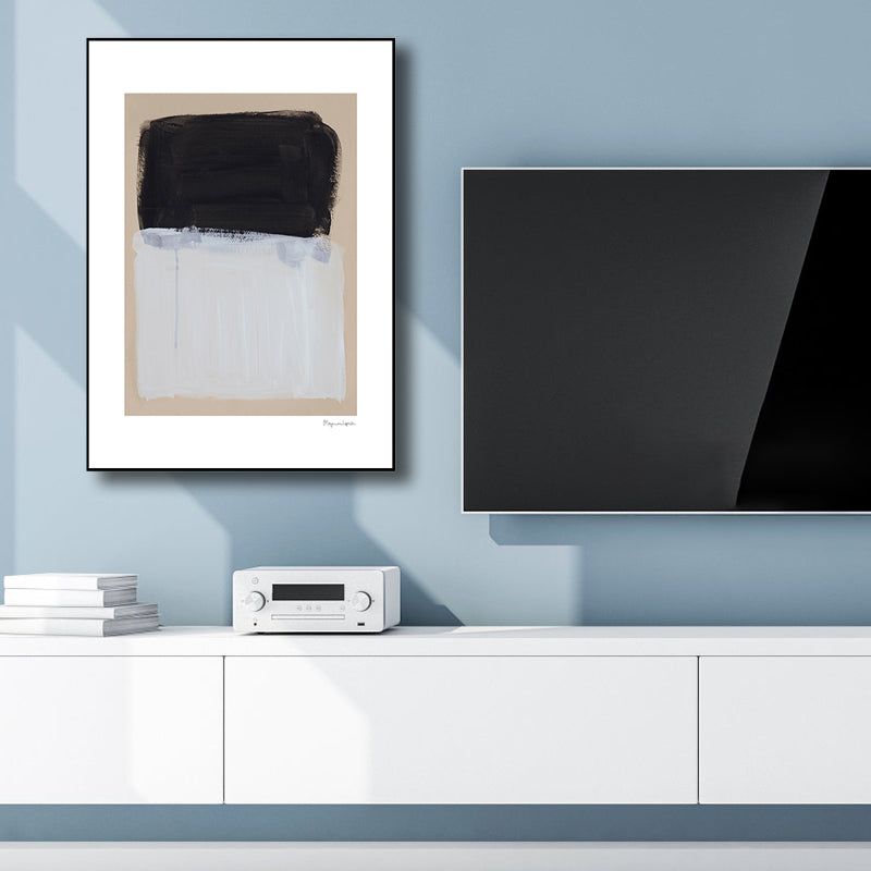 Brehn | Pastellfarbe Nordische Eingewickelte Leinwand Abstract Druck Wandkunst Dekor für das Wohnzimmer