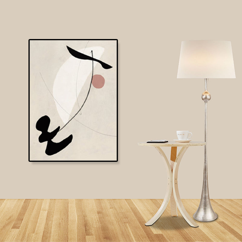 Brehn | Abstract Expressionismus Abstracte Wandkunst Dekoration Pastellfarbe Esszimmer Eingewickelte Leinwand