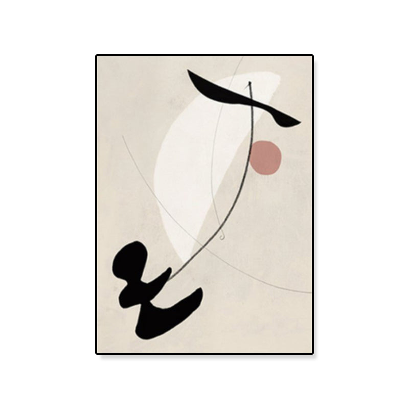 Brehn | Abstract Expressionismus Abstracte Wandkunst Dekoration Pastellfarbe Esszimmer Eingewickelte Leinwand