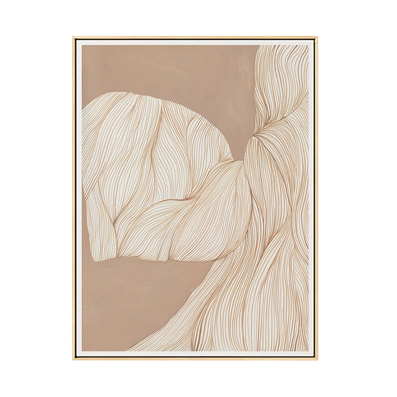 Brehn | Illustration Devise Muster Wanddruck Esszimmer Abstraktes Leinwand in Helle Farbe