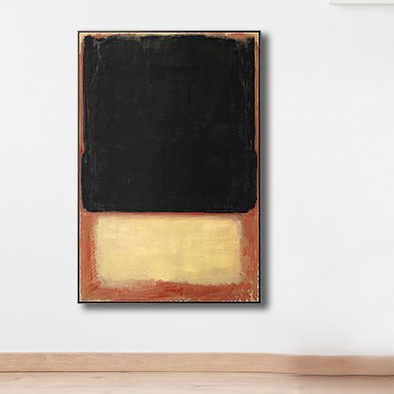 Brehn | Helle Farbe Handgedruckte Leinwand Texturiertes Abstraktes Expressionismus Haus Innenmalerei