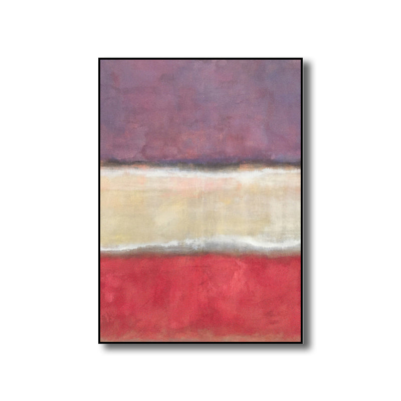 Brehn | Helle Farbe Handgedruckte Leinwand Texturiertes Abstraktes Expressionismus Haus Innenmalerei