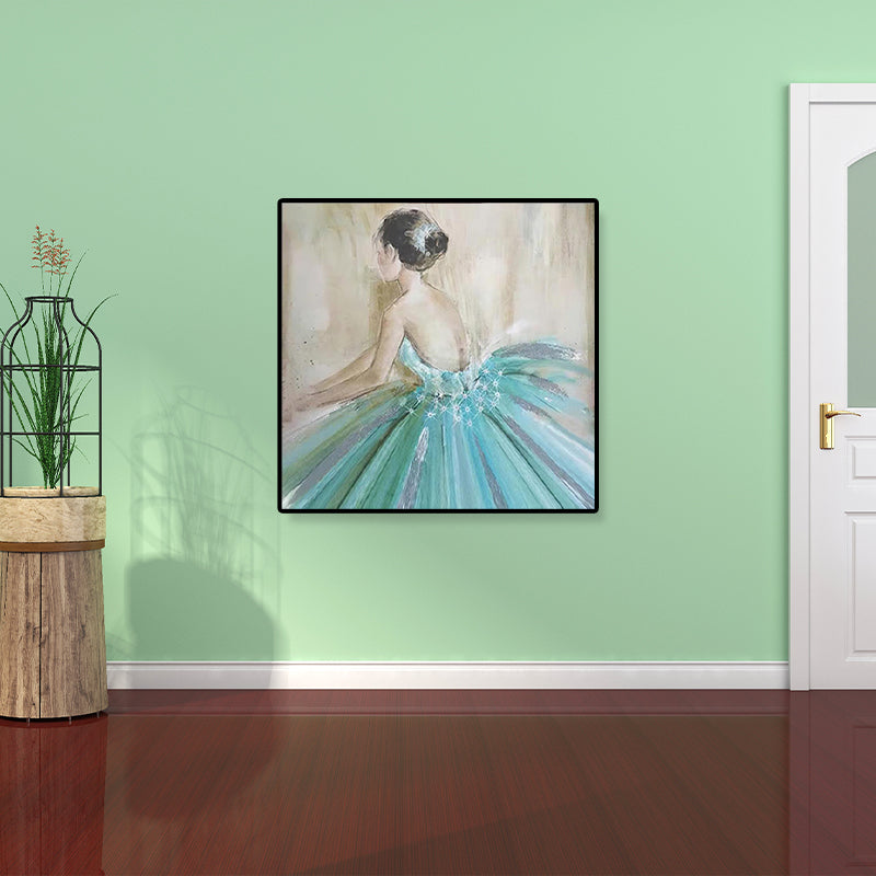 Brehn | Lichtfarbe Glam Canvas Ballett Mädchen Kunstdruck für das Esszimmer, mehrere Größenoptionen