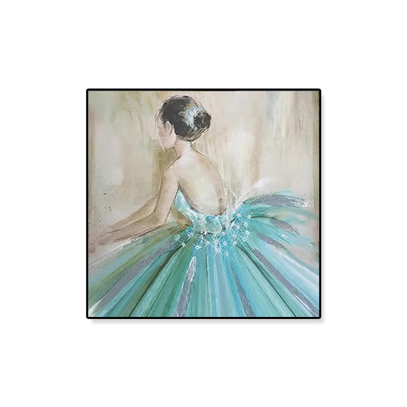 Brehn | Lichtfarbe Glam Canvas Ballett Mädchen Kunstdruck für das Esszimmer, mehrere Größenoptionen