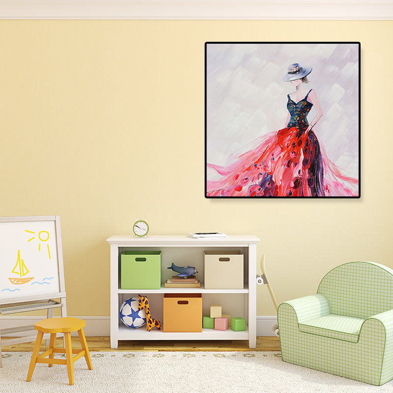 Brehn | Lichtfarbe Glam Canvas Ballett Mädchen Kunstdruck für das Esszimmer, mehrere Größenoptionen