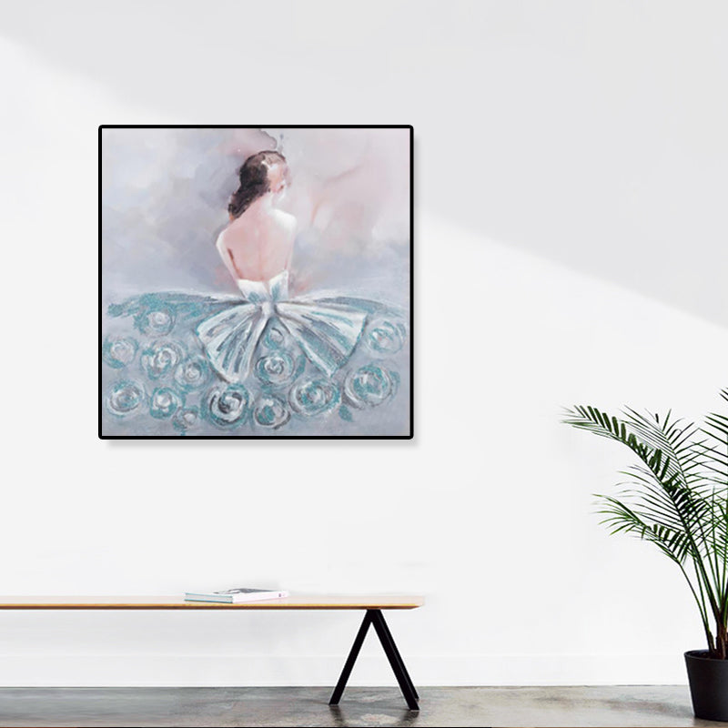 Brehn | Lichtfarbe Glam Canvas Ballett Mädchen Kunstdruck für das Esszimmer, mehrere Größenoptionen