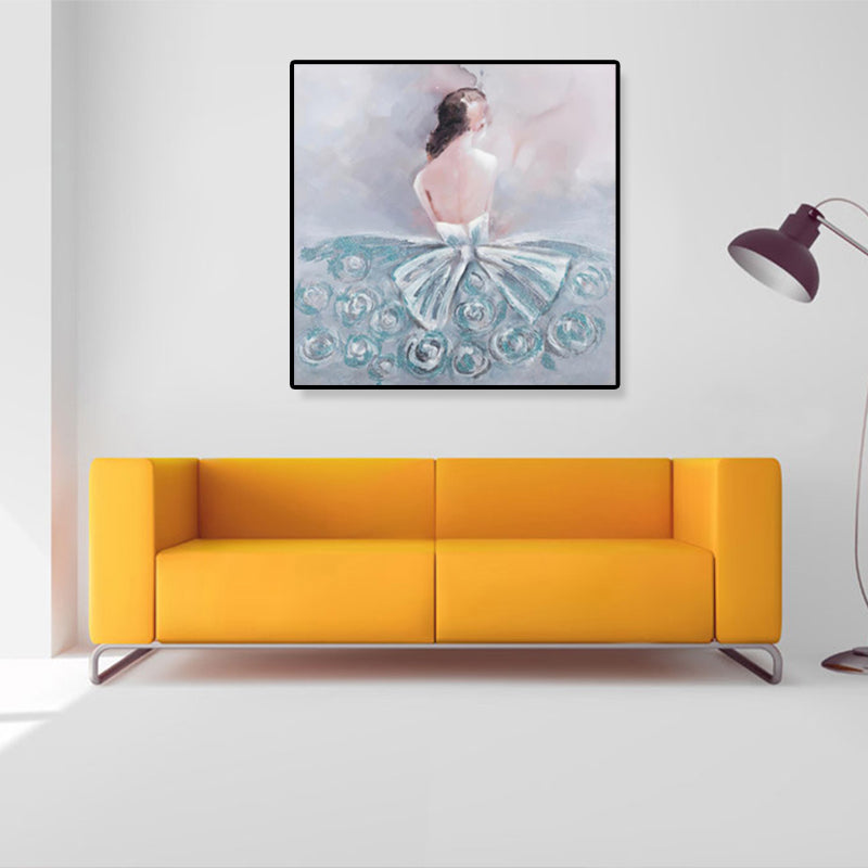 Brehn | Lichtfarbe Glam Canvas Ballett Mädchen Kunstdruck für das Esszimmer, mehrere Größenoptionen