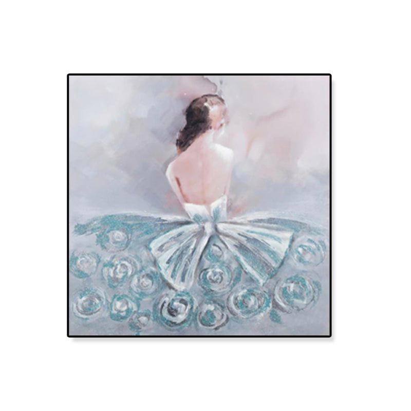 Brehn | Lichtfarbe Glam Canvas Ballett Mädchen Kunstdruck für das Esszimmer, mehrere Größenoptionen