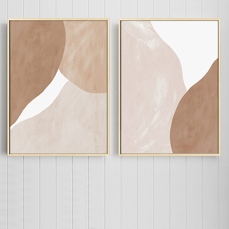 Brehn | Abstract Expressionismus Pinselstrich Leinwand Sanfte Farbe Texturierte Wanddekoration für das Wohnzimmer