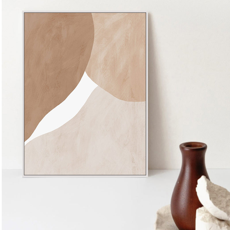 Brehn | Abstract Expressionismus Pinselstrich Leinwand Sanfte Farbe Texturierte Wanddekoration für das Wohnzimmer