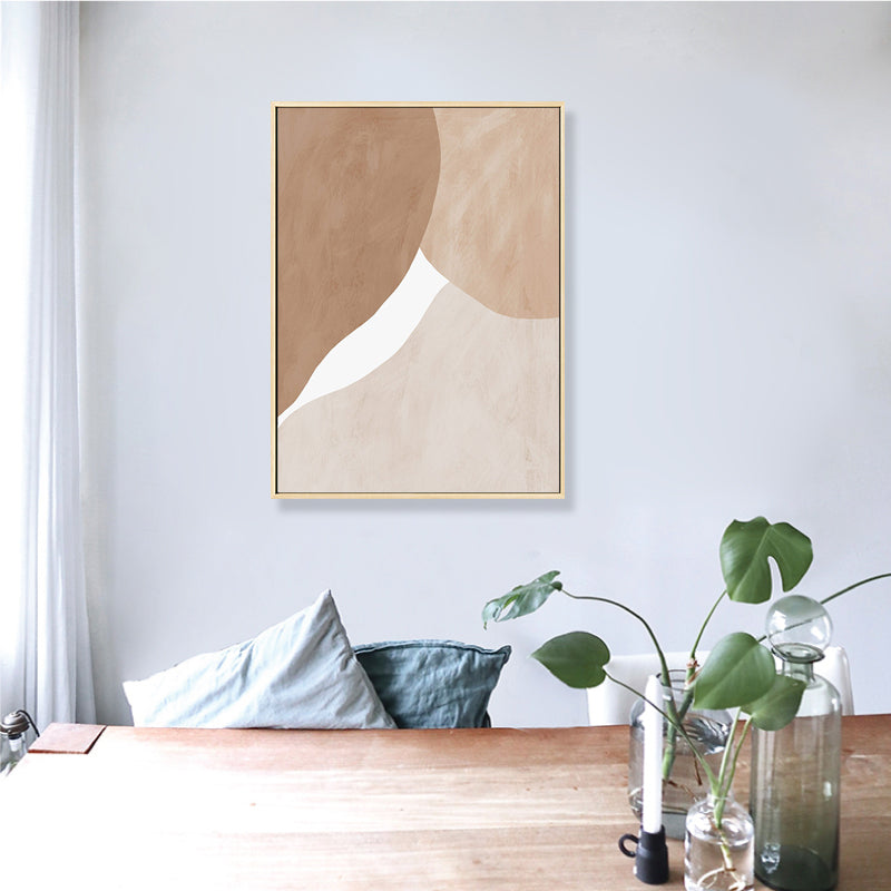 Brehn | Abstract Expressionismus Pinselstrich Leinwand Sanfte Farbe Texturierte Wanddekoration für das Wohnzimmer