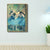 Brehn | Art Nouveau Ballerina Malerei Leinwand Texturiert Weiche Farben Wanddekoration für Mädchenzimmer