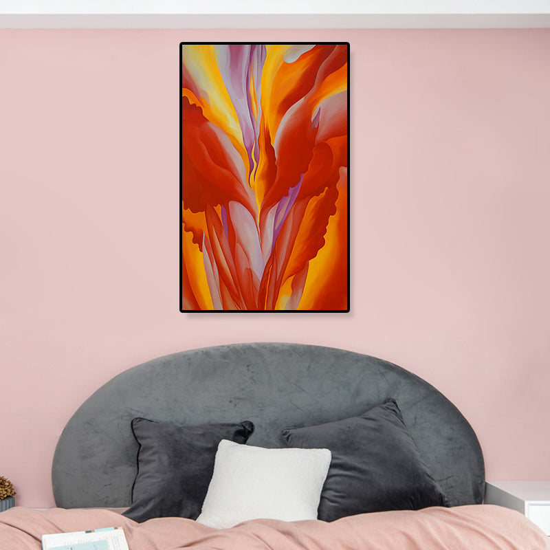 Brehn | Mehrfarbiges abstraktes Gemälde strukturiert zeitgenössische Wohnzimmer Leinwand Wandkunst