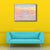 Brehn | Seascape mit Sonnenuntergangs-Glow Malerei in Pink Impressionismus Leinwand Wandkunst für das Wohnzimmer