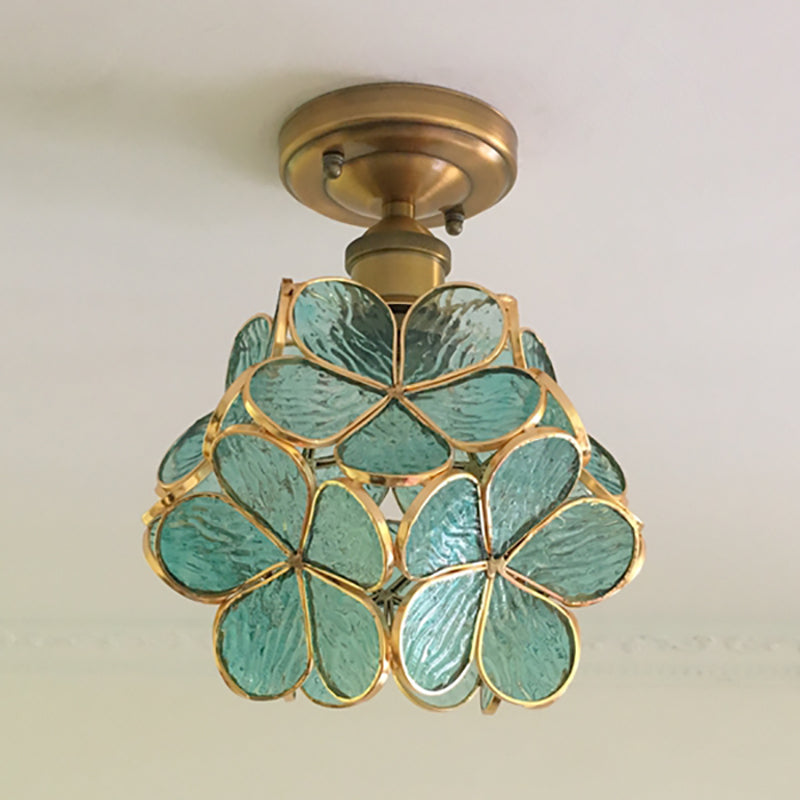 Retro-Stil PVC Deckenlampe – Blumenmuster für einen einzigartigen Look | Brehn