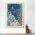 Brehn | Asiatische Malerei Druck Pavilion Leinwand Kunst Pastell Familienzimmer Wanddekoration, Texturiert