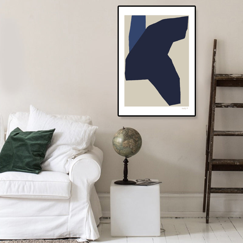 Brehn | Devise Muster Leinwand Kunst Abstrakter Expressionismus Texturiert Wanddeko in Sanften Farben
