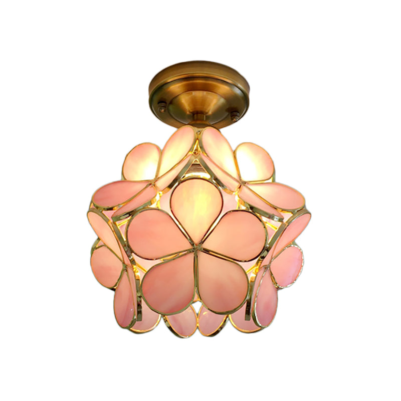 Retro-Stil PVC Deckenlampe – Blumenmuster für einen einzigartigen Look | Brehn