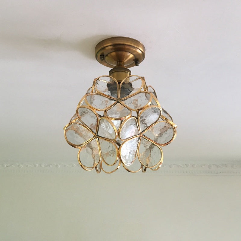Retro-Stil PVC Deckenlampe – Blumenmuster für einen einzigartigen Look | Brehn