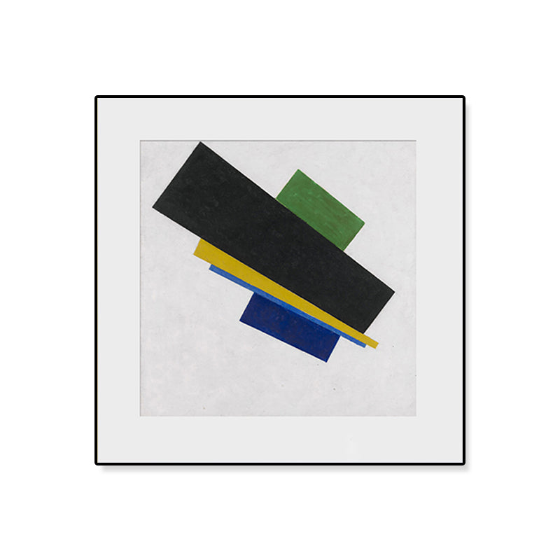 Brehn | Pastellfarbe Abstrakter Expressionismus Leinwanddruck Geometrische Wandkunst Dekor für die Küche