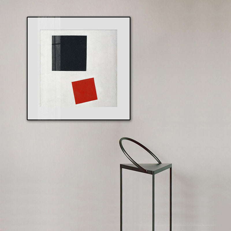Brehn | Pastellfarbe Abstrakter Expressionismus Leinwanddruck Geometrische Wandkunst Dekor für die Küche