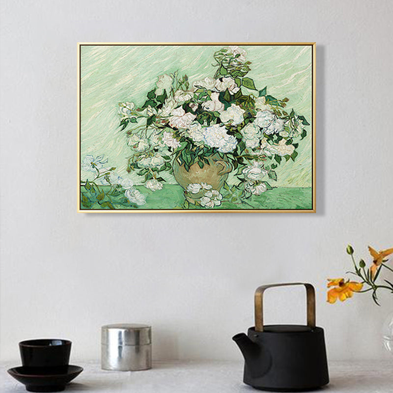 Brehn | Florentine Scene Kunstdruck Impressionismus Stil Leinwand Texturiertes Gemälde in Pastellfarbe
