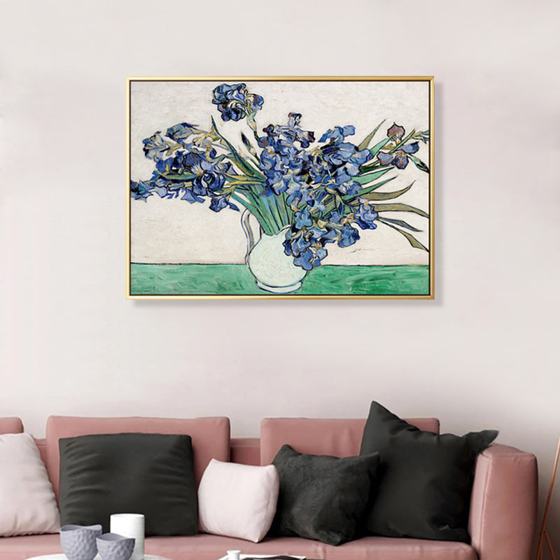 Brehn | Florentine Scene Kunstdruck Impressionismus Stil Leinwand Texturiertes Gemälde in Pastellfarbe