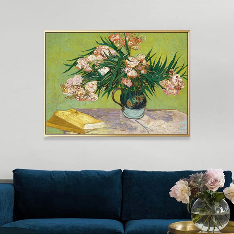 Brehn | Florentine Scene Kunstdruck Impressionismus Stil Leinwand Texturiertes Gemälde in Pastellfarbe