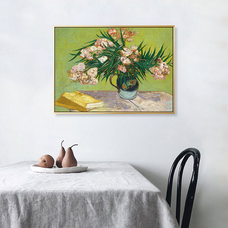 Brehn | Florentine Scene Kunstdruck Impressionismus Stil Leinwand Texturiertes Gemälde in Pastellfarbe