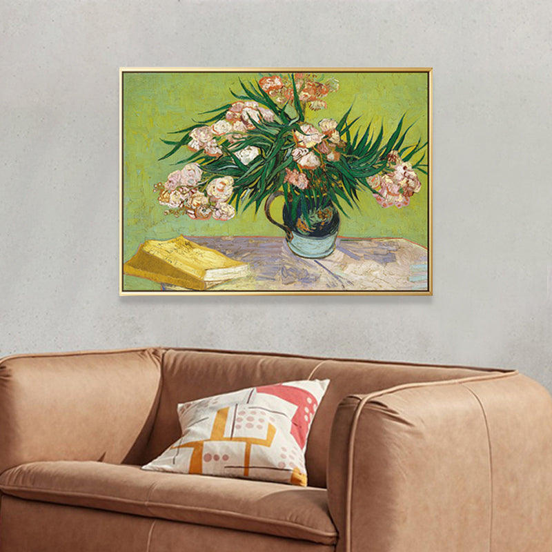 Brehn | Florentine Scene Kunstdruck Impressionismus Stil Leinwand Texturiertes Gemälde in Pastellfarbe