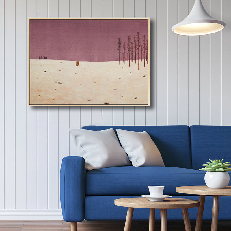 Brehn | Illustration Wildland Canvas Wandkunst Verwaiste Landschaft Malerei für Jungenzimmer