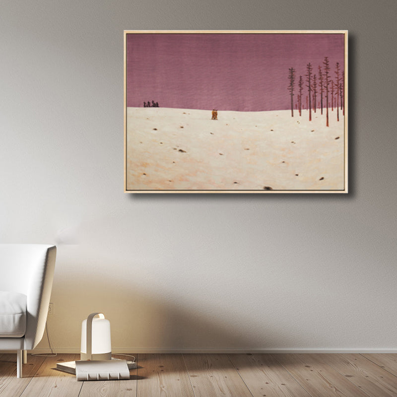 Brehn | Illustration Wildland Canvas Wandkunst Verwaiste Landschaft Malerei für Jungenzimmer